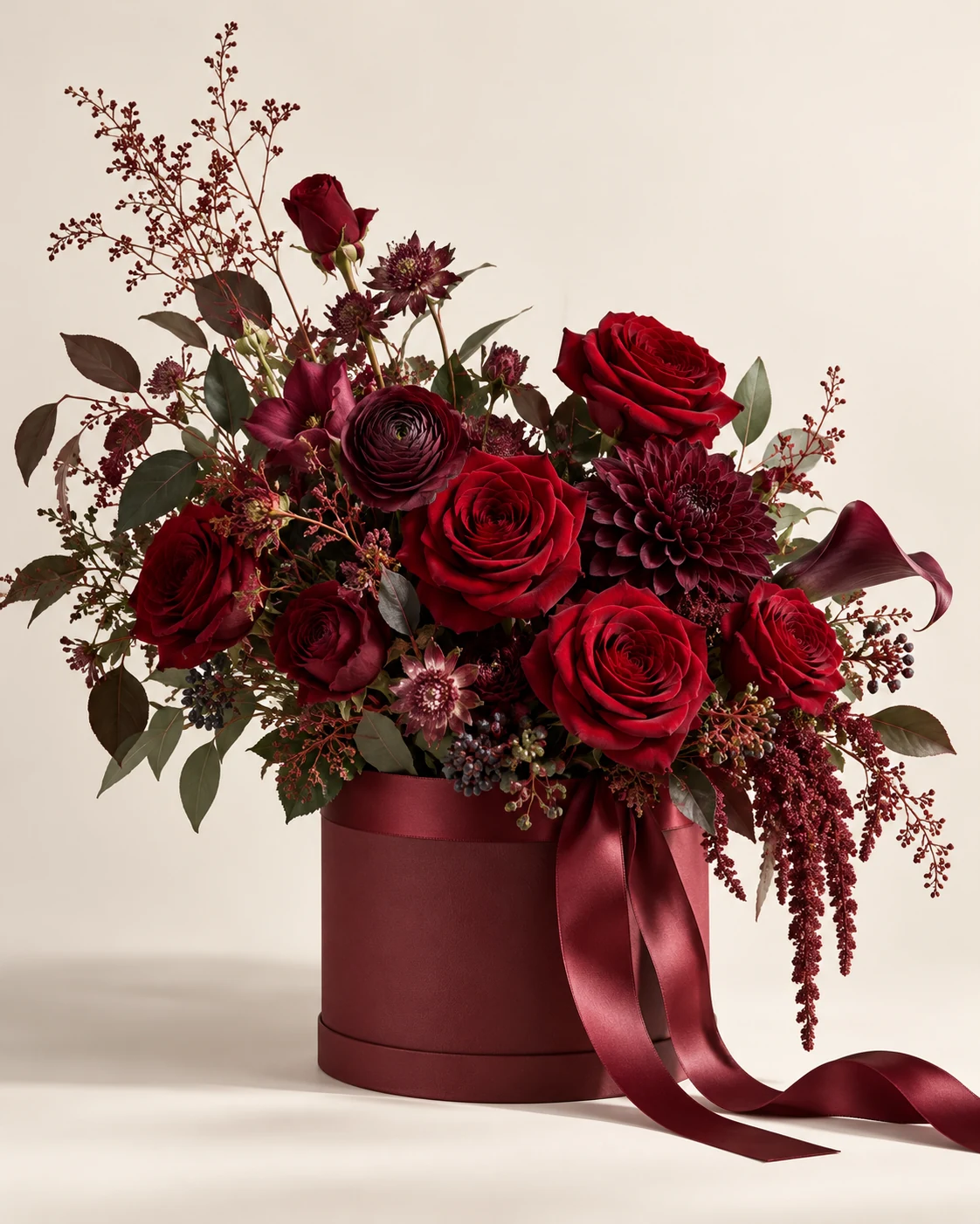 Rouge Éternel — inspirație florală în tonuri de Burgundy